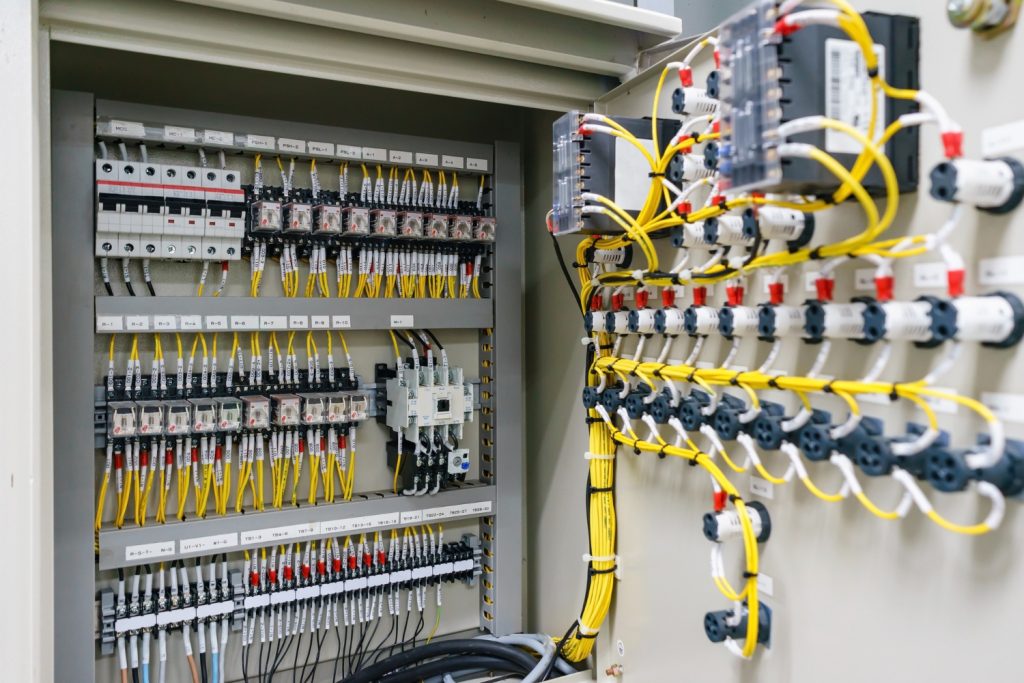 electric control panel enclosure power distribution electricity